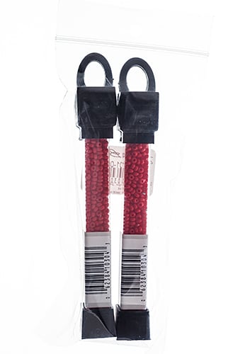 Czech Seed Beads Approx 24g Vial 8/0 - Red/Pink Shades