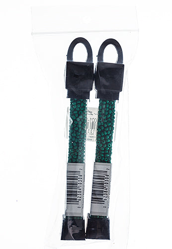 Czech Seed Beads Approx 24g Vial 8/0 - Green Shades