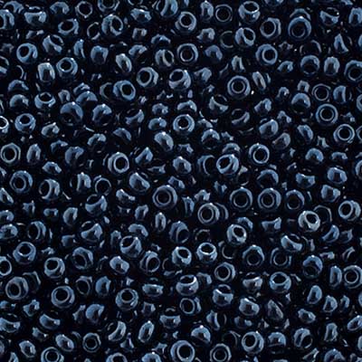 Czech Seed Beads Approx 24g Vial 8/0 - Black/White Shades