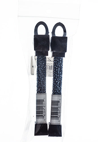 Czech Seed Beads Approx 24g Vial 8/0 - Black/White Shades