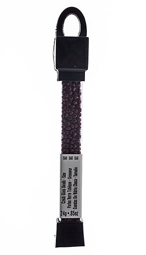 Czech Seed Beads Approx 24g Vial 8/0 - Brown Shades