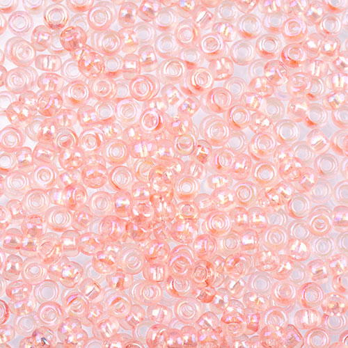 Czech Seed Beads Approx 24g Vial 8/0 - Red/Pink Shades
