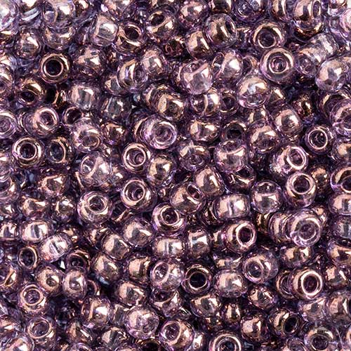 Czech Seed Beads Approx 24g Vial 8/0 - Purple Shades