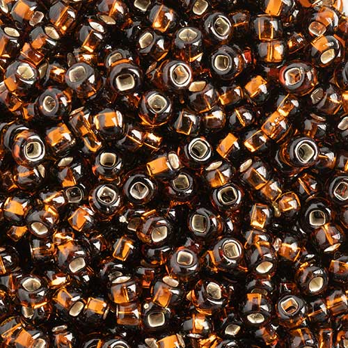 Czech Seed Beads Approx 24g Vial 8/0 - Brown Shades