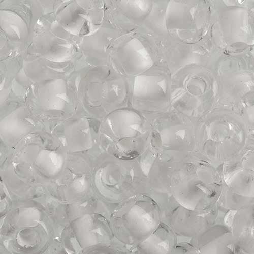 Czech Seed Beads Approx 24g Vial 2/0 - White/Black Shades