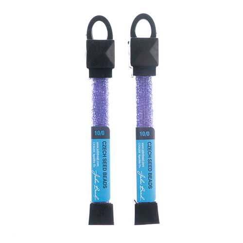 Czech Seed Beads Approx 24g Vial 10/0 - Purple Shades