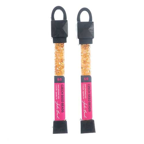 Czech Seed Beads Approx 24g Vial 6/0 - Brown Shades