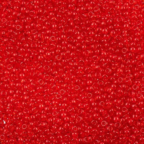 Czech Seed Beads Approx 24g Vial 11/0 - Red/Pink Shades