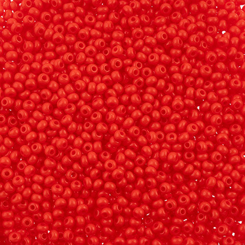 Czech Seed Beads Approx 24g Vial 11/0 - Red/Pink Shades