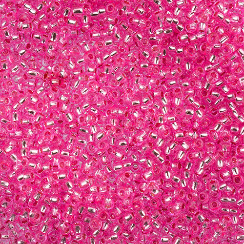 Czech Seed Beads Approx 24g Vial 11/0 - Red/Pink Shades