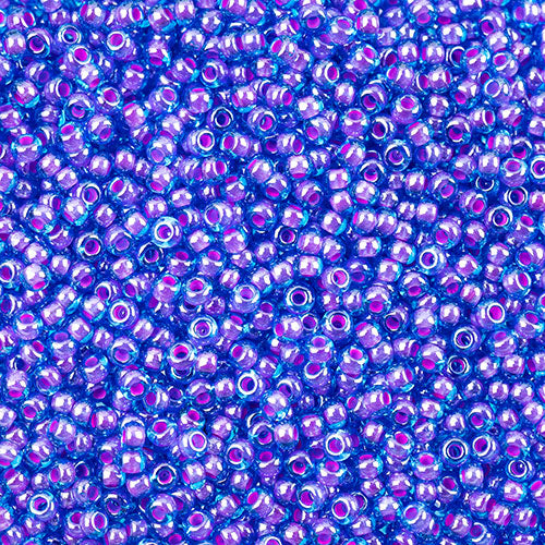 Czech Seed Beads Approx 24g Vial 11/0 - Purple Shades