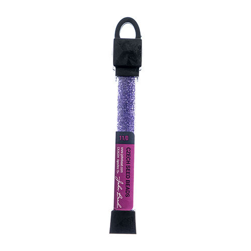 Czech Seed Beads Approx 24g Vial 11/0 - Purple Shades