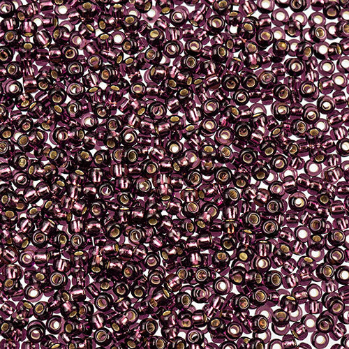 Czech Seed Beads Approx 24g Vial 11/0 - Purple Shades