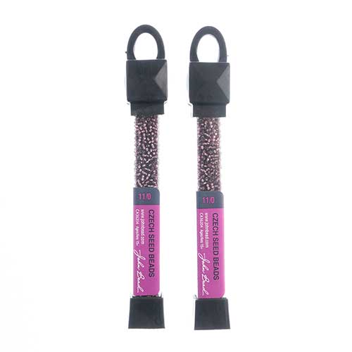 Czech Seed Beads Approx 24g Vial 11/0 - Purple Shades