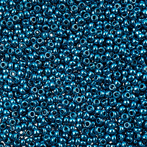 Czech Seed Beads Approx 24g Vial 11/0 - Blue Shades