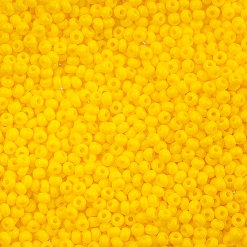 Czech Seed Beads Approx 24g Vial 11/0 - Yellow/Orange Shades