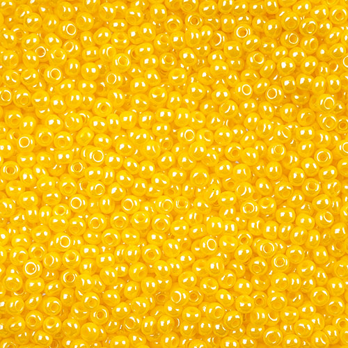 Czech Seed Beads Approx 24g Vial 11/0 - Yellow/Orange Shades