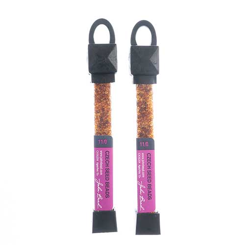 Czech Seed Beads Approx 24g Vial 11/0 - Brown Shades