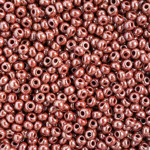 Czech Seed Beads Approx 24g Vial 11/0 - Brown Shades