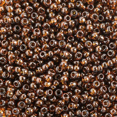 Czech Seed Beads Approx 24g Vial 11/0 - Brown Shades