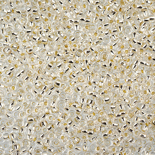 Czech Seed Beads Approx 24g Vial 11/0 - White/Black Shades