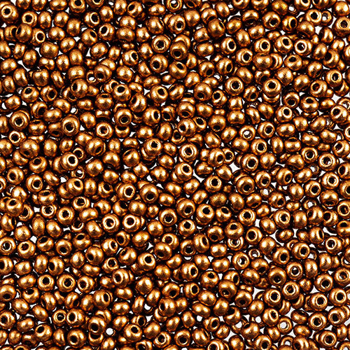 Czech Seed Beads Approx 24g Vial 11/0 - Brown Shades