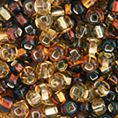 Czech Seed Beads Approx 24g Vial 2/0 - Brown Shades