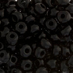 Czech Seedbead Approx 22g Vial 2/0 - Black/White/Multi Shades