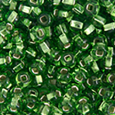 Czech Seedbead Approx 22g Vial 2/0 - Green Shades