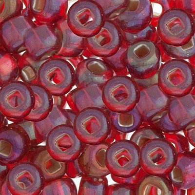 Czech Seedbead Approx 22g Vial 2/0 - Red Shades