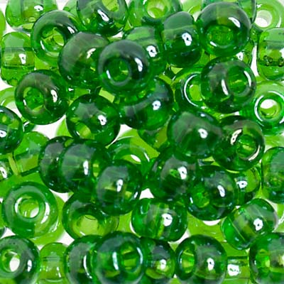 Czech Seedbead Approx 22g Vial 2/0 - Green Shades