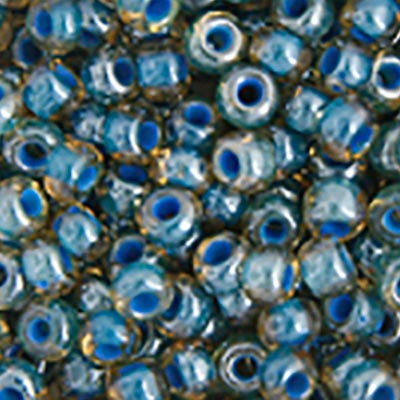 Czech Seedbead Approx 22g Vial 2/0 - Blue Shades