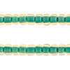 Czech Seedbead Approx 22g Vial 2/0 - Green Shades