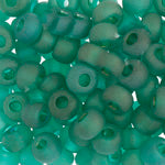 Czech Seedbead Approx 22g Vial 2/0 - Green Shades