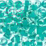 Czech Seedbead Approx 22g Vial 2/0 - Green Shades