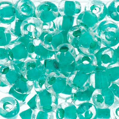 Czech Seedbead Approx 22g Vial 2/0 - Green Shades