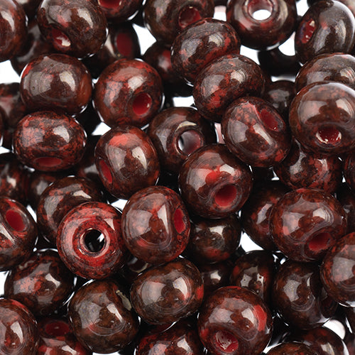 Czech Seedbead Approx 22g Vial 2/0 - Red Shades