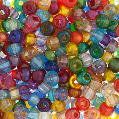 Czech Seedbead Approx 22g Vial 6/0 - Multi Shades