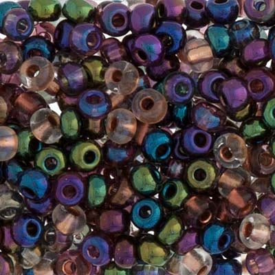 Czech Seedbead Approx 22g Vial 6/0 - Multi Shades