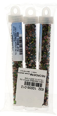 Czech Seedbead Approx 22g Vial 6/0 - Multi Shades