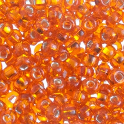 Czech Seedbead Approx 22g Vial 6/0 - Yellow/Orange Shades