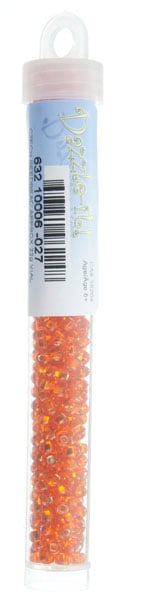 Czech Seedbead Approx 22g Vial 6/0 - Yellow/Orange Shades