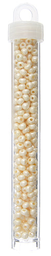Czech Seedbead Approx 22g Vial 6/0 - White/Black Shades