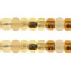 Czech Seedbead Approx 22g Vial 6/0 - Brown Shades