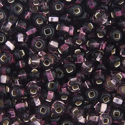 Czech Seedbead Approx 22g Vial 6/0 - Purple Shades