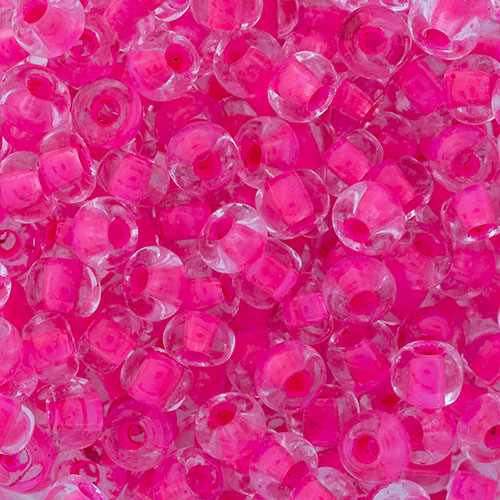 Czech Seedbead Approx 22g Vial 6/0 - Pink Shades
