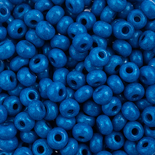 Czech Seedbead Approx 22g Vial 6/0 - Blue Shades