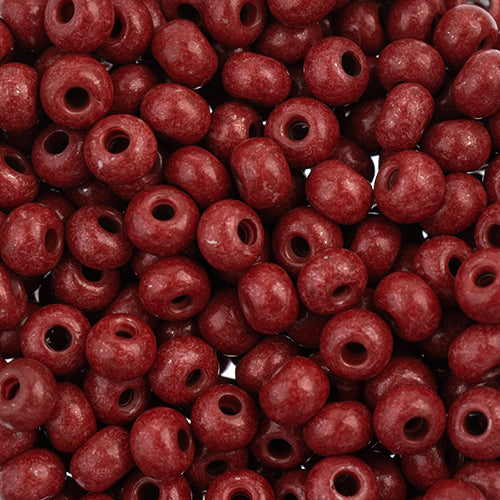 Czech Seedbead Approx 22g Vial 6/0 - Brown Shades