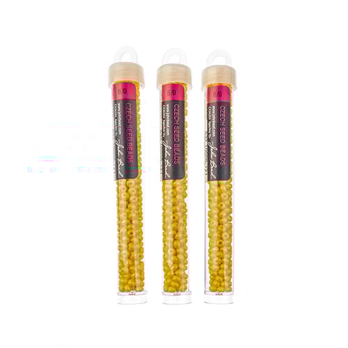 Czech Seedbead Approx 22g Vial 6/0 - Yellow/Orange Shades