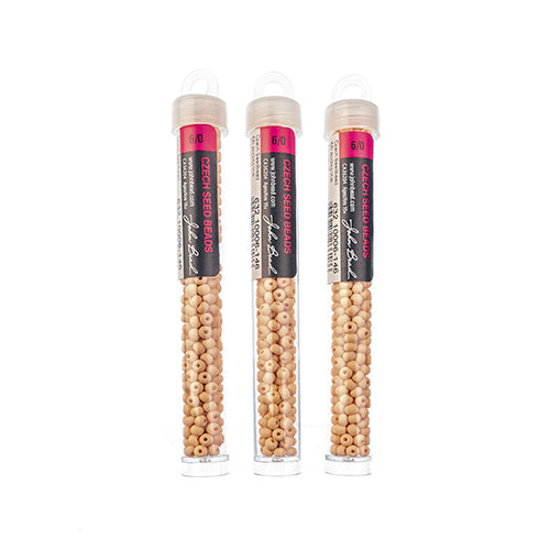 Czech Seedbead Approx 22g Vial 6/0 - Yellow/Orange Shades